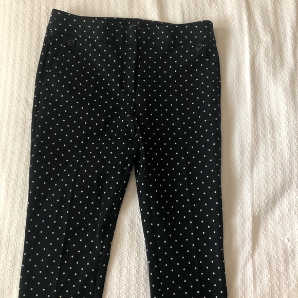 LOFT Pants - Loft Marisa Skinny Trouser Pants - Polka Dots!